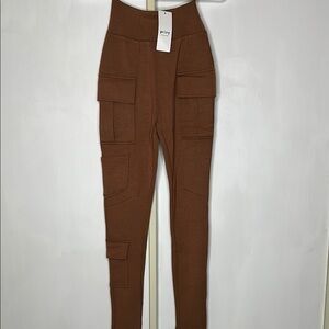 PRIVY Brown Cargo Pants for Women